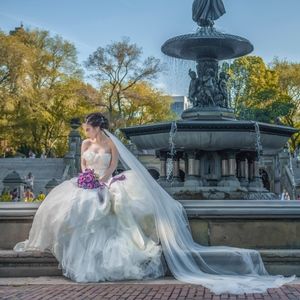 Vera Wang Freida Silk Strapless Wedding Gown